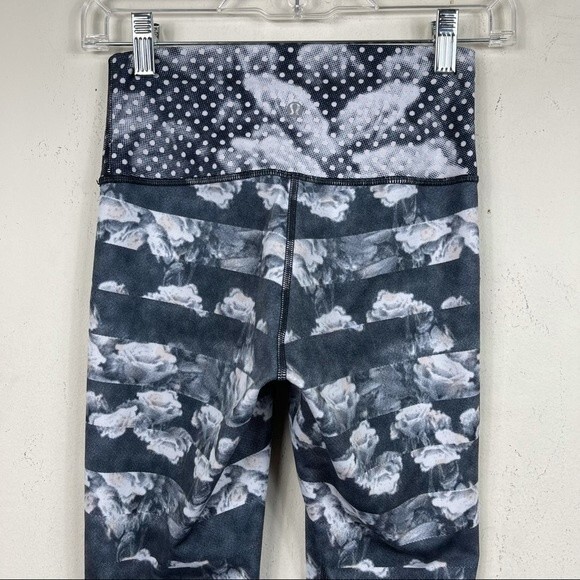 Lululemon High Times Pant *Full-On Luon Dream Rose Stripe Neutral Blush Black 4 - Picture 11 of 14